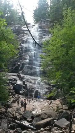 Hiking Arethusa Falls To Frankenstein Cliff